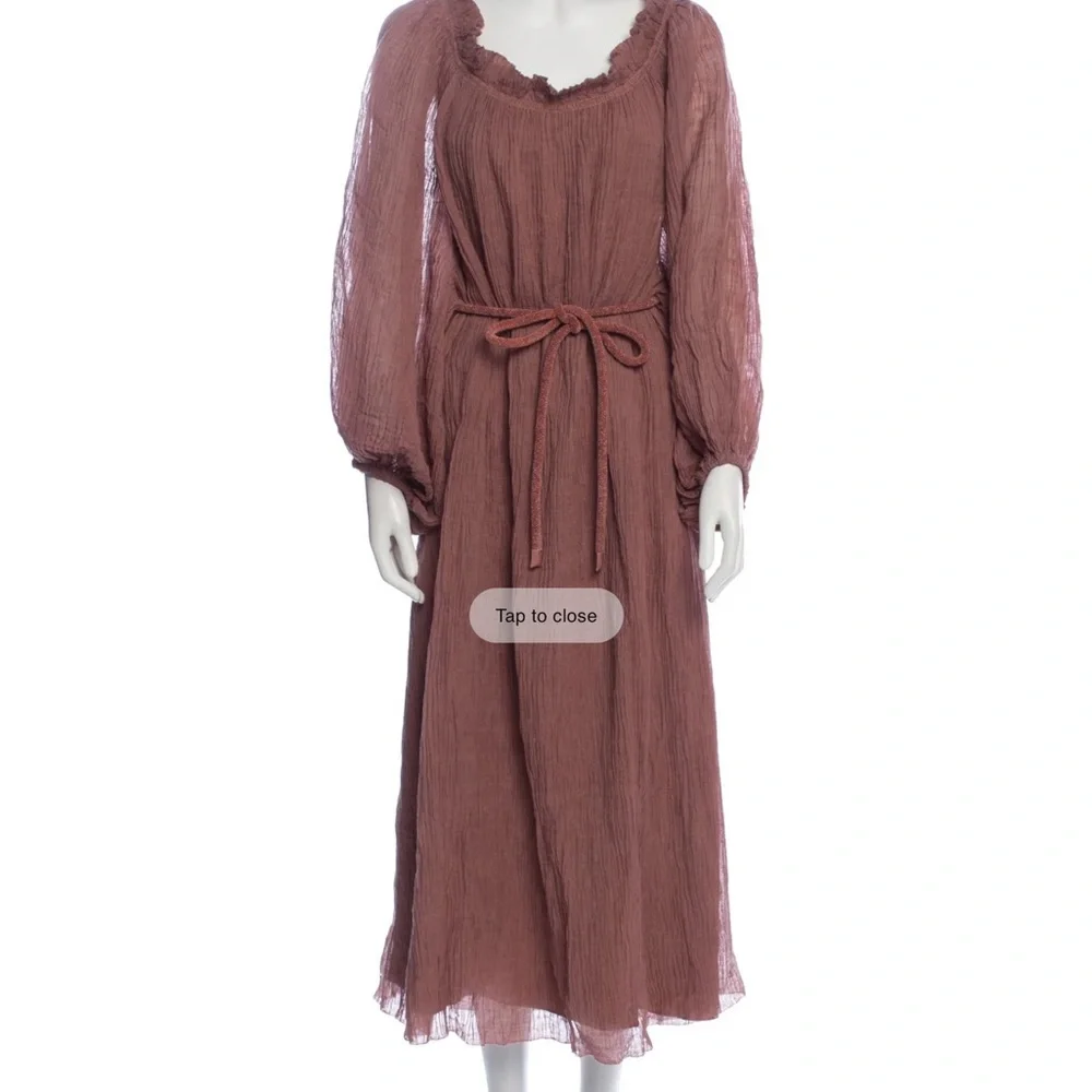 Tory Burch Ruffle Neck Dress Ruffle Neck Dress